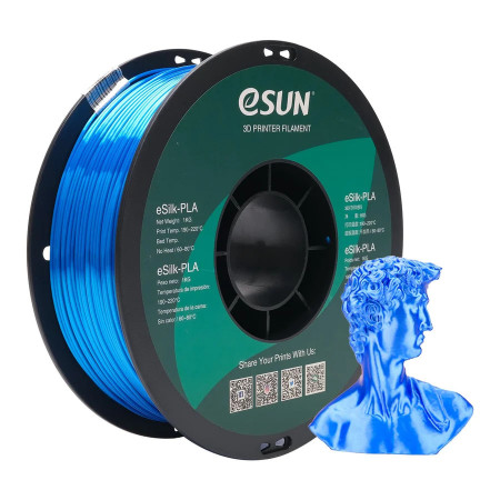 Filament eSUN eSilk Blue PLA