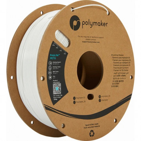 Filament Polymaker PolyLite PETG White