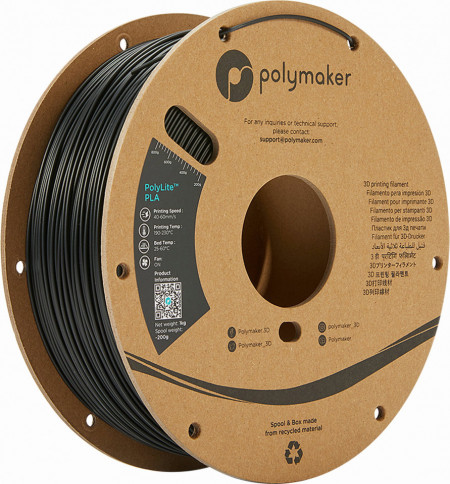Filament Polymaker PolyLite PLA Black