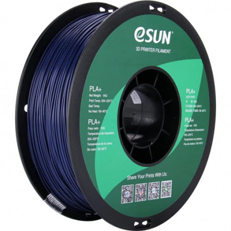 Filament eSUN PLA+ 1.75mm- Dark Blue- 1000g