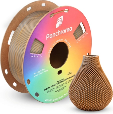Filament Polymaker Panchroma™ PLA Dual Matte Foggy Orange (Grey-Orange)