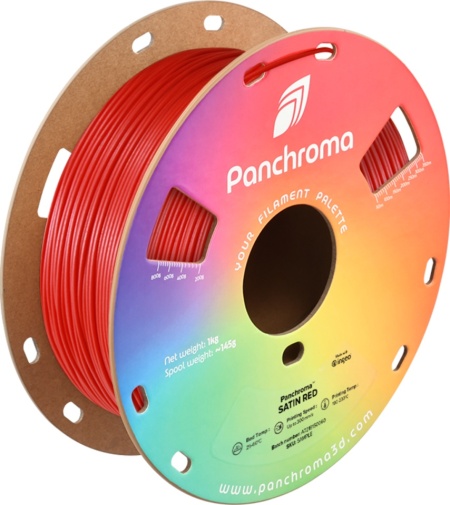 Filament POLYMAKER Panchroma™ PLA Satin Red