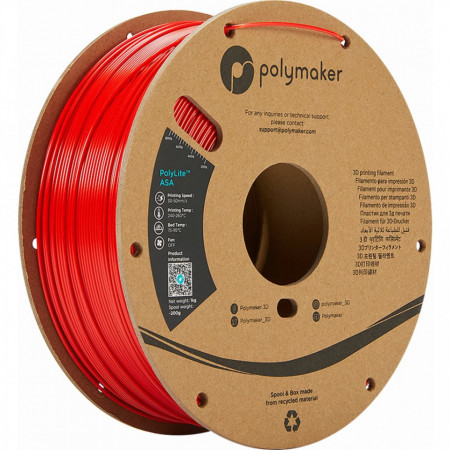 Filament Polymaker PolyLite ASA Red