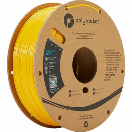 Filament Polymaker PolyLite PETG Yellow