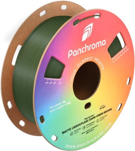 Filament Polymaker Panchroma™ PLA Dual Matte Camouflage (Dark Green-Brown)