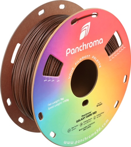 Filament POLYMAKER Panchroma™ PLA Galaxy Dark Red