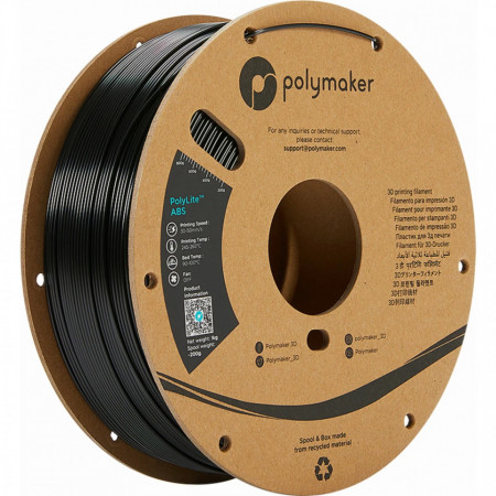 Filament Polymaker PolyLite ABS Black