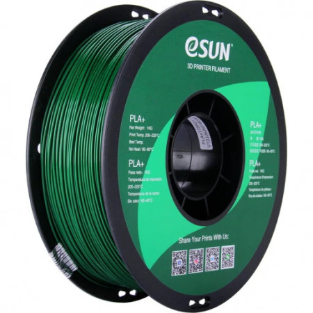 Filament eSUN PLA+ 1.75mm- Pine Green- 1000g