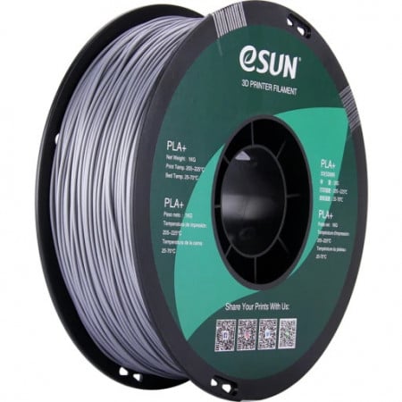 Filament eSUN PLA+ Silver