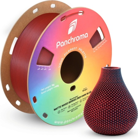 Filament Polymaker Panchroma™ PLA Dual Matte Mixed Berries (Red-Dark Blue)