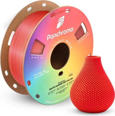 Filament Polymaker Panchroma™ PLA Dual Matte Sunrise (Red-Yellow)