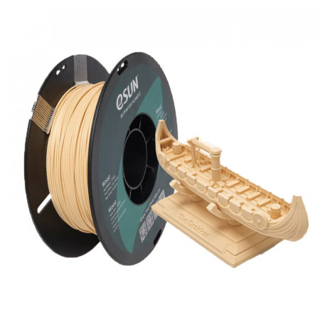 Filament eSUN Wood PLA 1.75mm, natural, 500g