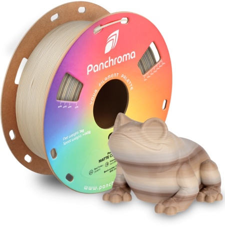 Filament POLYMAKER Panchroma™ PLA Dual Gradient Matte Cappuccino