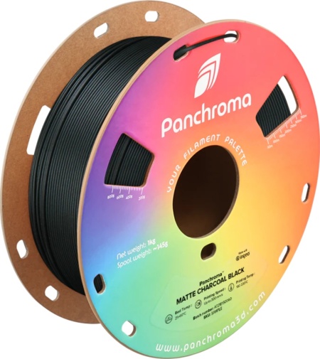 Filament POLYMAKER Panchroma™ PLA MATTE Charcoal Black