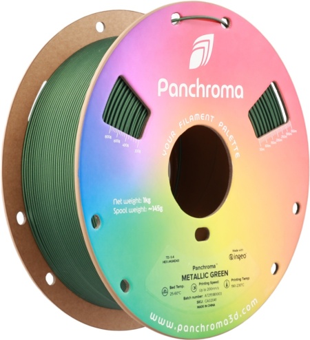 Filament POLYMAKER Panchroma™ PLA Metallic Green