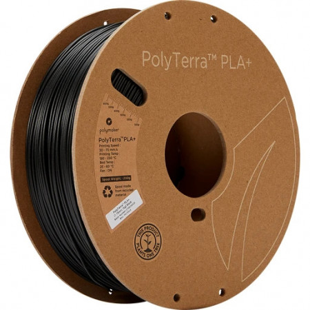 Filament POLYMAKER PolyTerra PLA+ Black