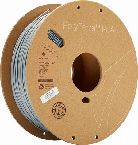Filament Polymaker PolyTerra PLA Fossil Grey