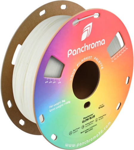 Filament POLYMAKER Panchroma™ PLA GLOW Blue