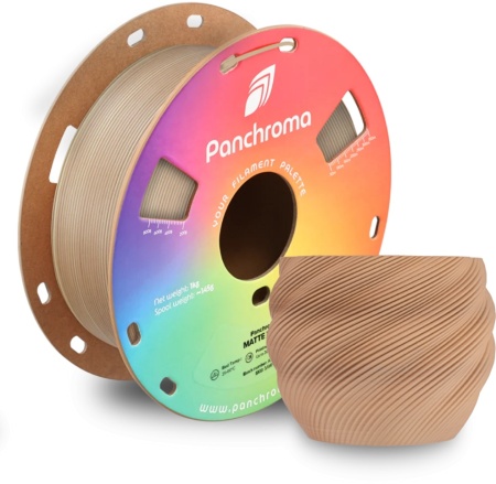 Filament POLYMAKER Panchroma™ PLA Dual Gradient Matte Wood