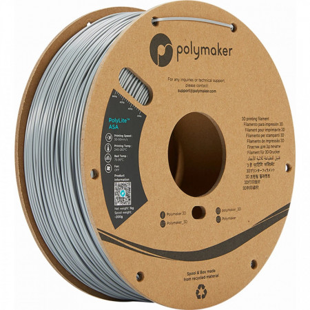 Filament Polymaker PolyLite ASA Grey