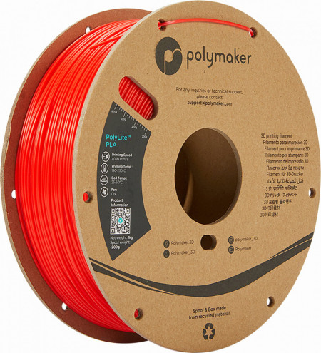 Filament Polymaker PolyLite PLA Red
