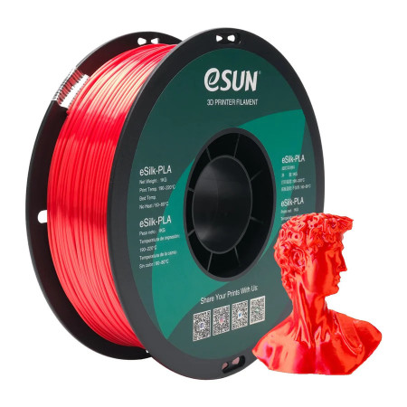 Filament eSUN eSilk Red PLA