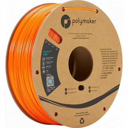 Filament Polymaker PolyLite ABS Orange