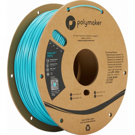 Filament Polymaker PolyLite PETG Turquoise (Teal)