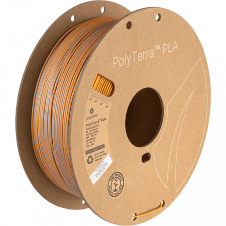 Filament Polymaker PolyTerra PLA Dual Foggy Orange (Grey-Orange)