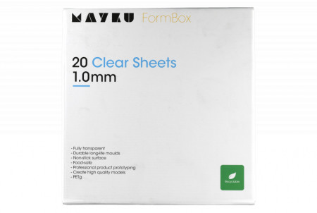 Mayku FormBox Clear Sheets 1.0mm (20 Pack)