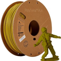 Filament POLYMAKER PolyTerra PLA Army Light Green