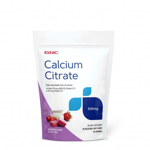 GNC CALCIUM CITRATE 30 tablete masticabile