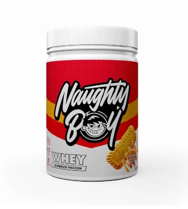 NAUGHTY BOY ADVANCED WHEY 900G – 23g proteină/porție, formulă cu izolat și concentrat de zer. Digestie ușoară, arome delicioase, susține masa musculară.