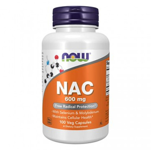 NOW FOODS NAC Acetyl Cysteine 600mg 100 Capsule