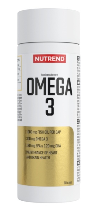 NUTREND OMEGA 3 60 CAPS – Acizi Grași Esențiali EPA & DHA pentru Sănătate Cardiovasculară și Cerebrală