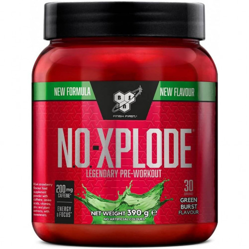 BSN N.O.-Xplode 390g – Pre-workout pentru energie, pompă musculară și focus