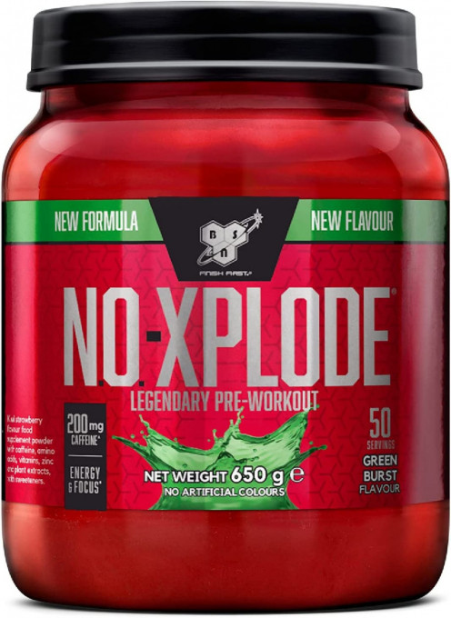BSN N.O.-Xplode 650g – Pre-workout pentru energie, pompă musculară și focus