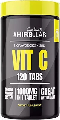Hiro Lab Vitamina C cu Bioflavonoide si Zinc, 120 tablete