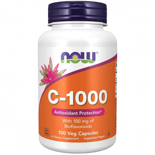 NOW FOODS VITAMIN C-1000 WITH BIOFLAVONOIDS 100 VCAPS