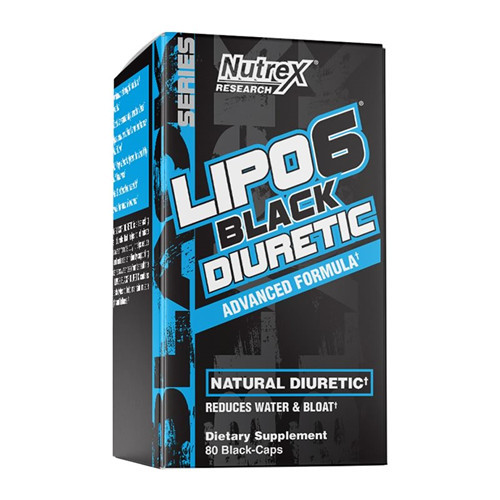 NUTREX LIPO 6 BLACK DIURETIC 80 CAPSULE