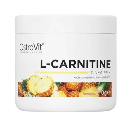 Ostrovit L-Carnitine 210g – Supliment pentru energie, metabolismul grăsimilor și performanță