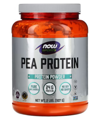 Proteină vegetală din mazăre pentru masă musculară și recuperare - NOW Foods Pea Protein 907g