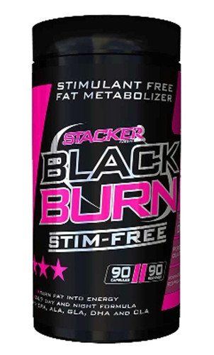 STACKER2 BLACK BURN STIM FREE 90CAPS