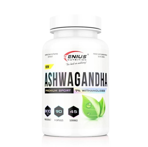 Genius Nutrition Ashwagandha 90 Caps – Reducerea stresului și susținerea echilibrului mental și fizic