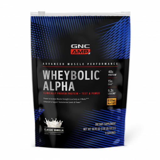 GNC AMP Wheybolic™ Alpha, Proteina din Zer (18/9 serviri)