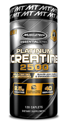 MUSCLETECH Essential Series Platinum 100% Creatine 2500 120Capsule