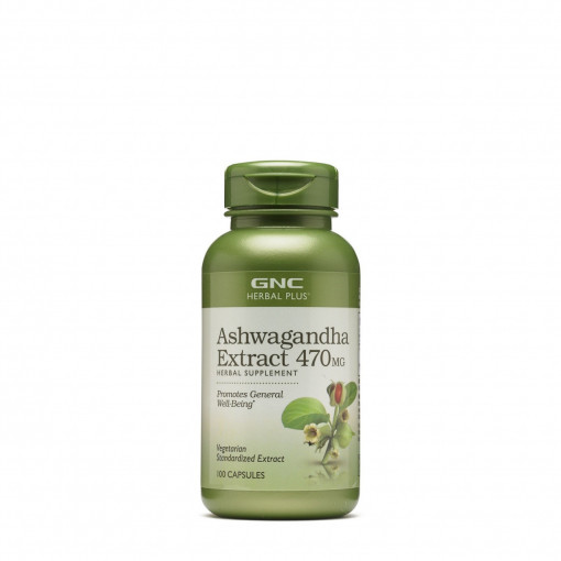 GNC ASHWAGANDA EXTRACT 470 MG 100 Capsule