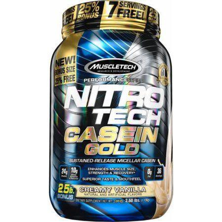 MUSCLETECH NITROTECH CASEIN GOLD 1.15KG
