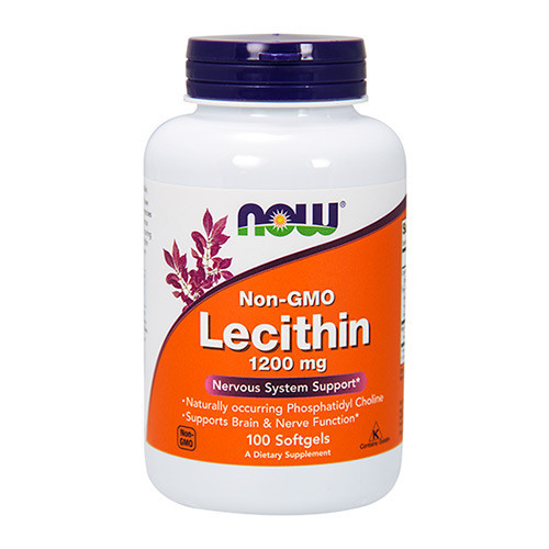 NOW FOODS LECITHIN 1200 MG 100 softgels