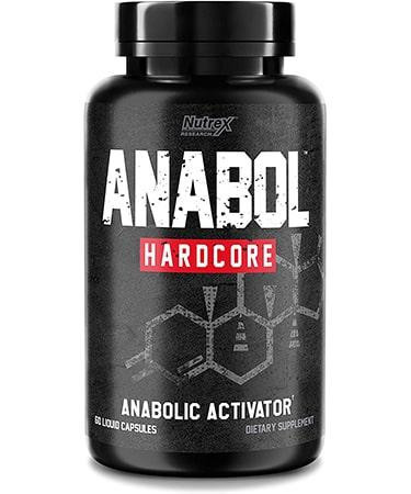 Nutrex Anabol Hardcore – supliment anabolic avansat pentru creștere musculară, forță și recuperare rapidă. Formulă fără hormoni, 60 capsule.